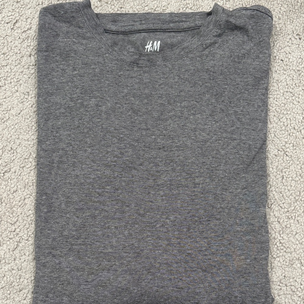 H&M Charcoal Crew Neck Tee